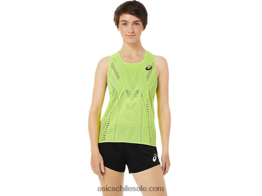 mujer Asics camiseta actibreeze R8N4463350 peligro verde