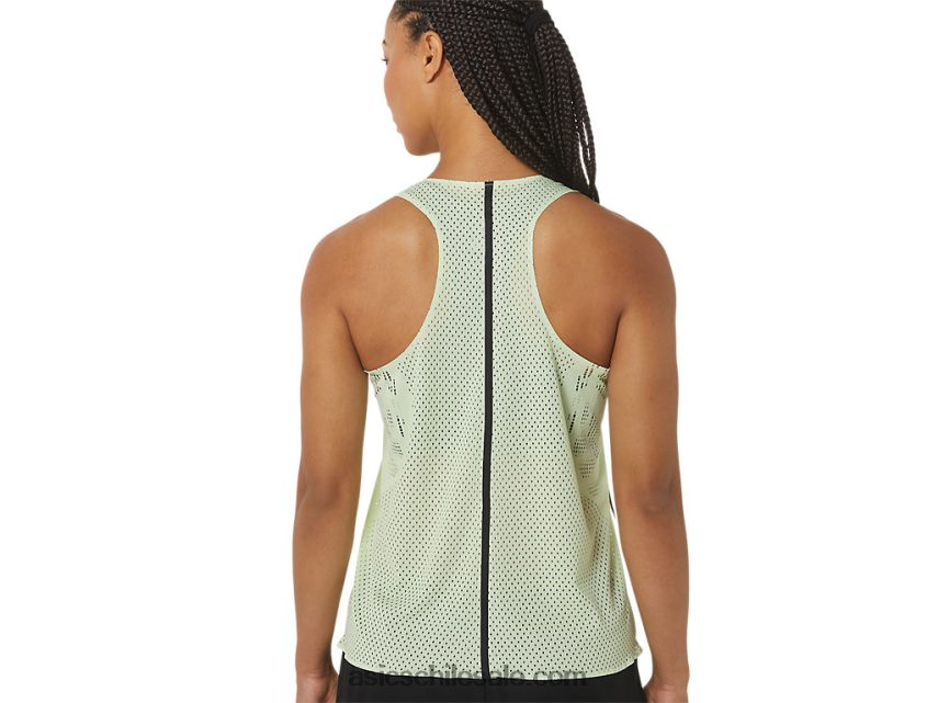 mujer Asics camiseta de jacquard actibreeze R8N4462226 susurro verde