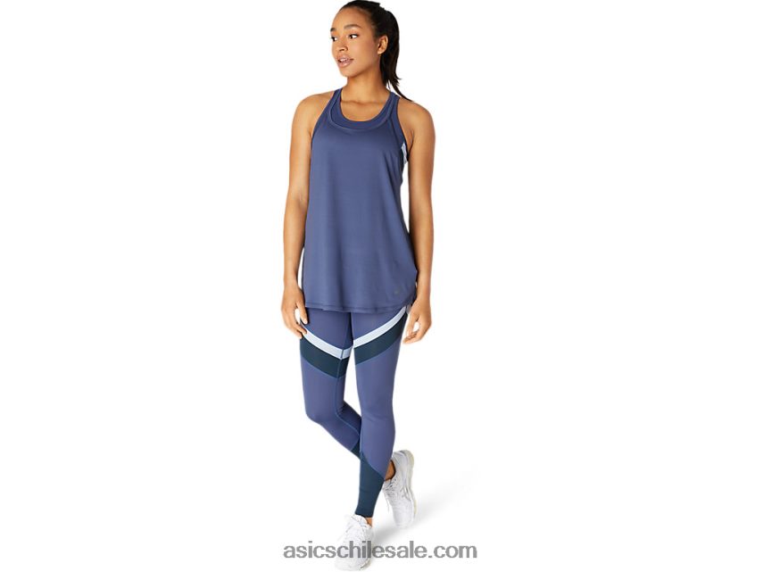 mujer Asics tanque R8N4463750 trueno azul