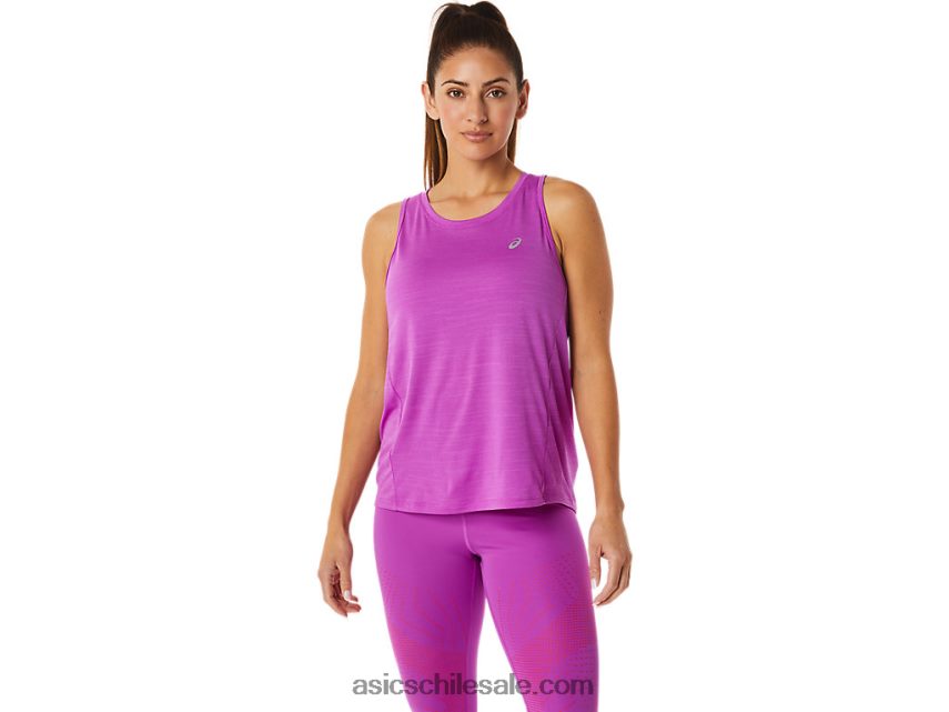 mujer Asics tanque de carreras R8N4463032 orquídea