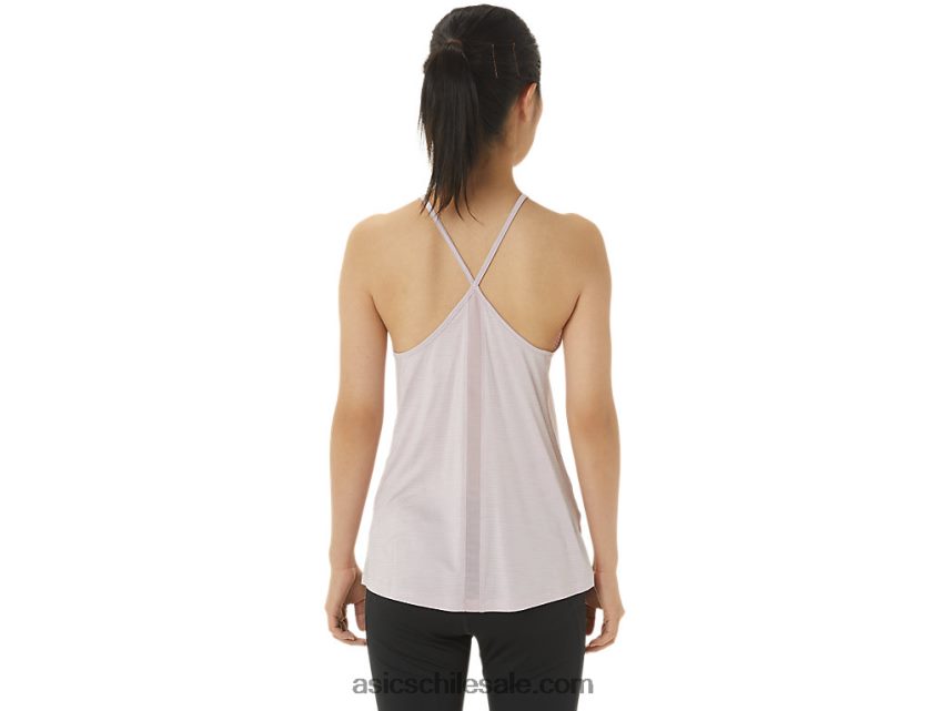 mujer Asics tanque de tiras R8N4463310 tinte espacial apenas rosa
