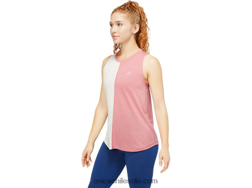 mujer Asics tanque de tokio R8N4463839 rosa ahumado/abedul