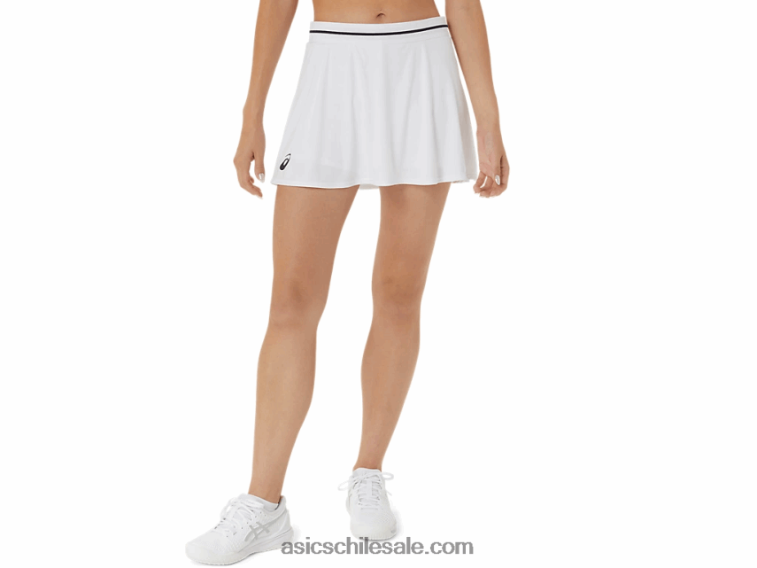 mujer Asics partido de falda pantalón R8N4462508 blanco brillante