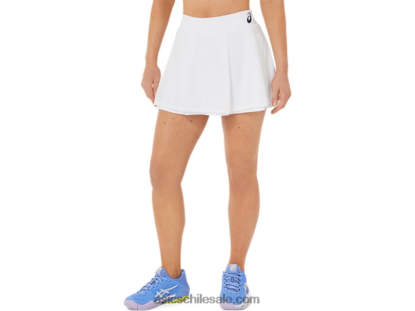 mujer Asics partido de falda pantalón R8N4463523 blanco brillante