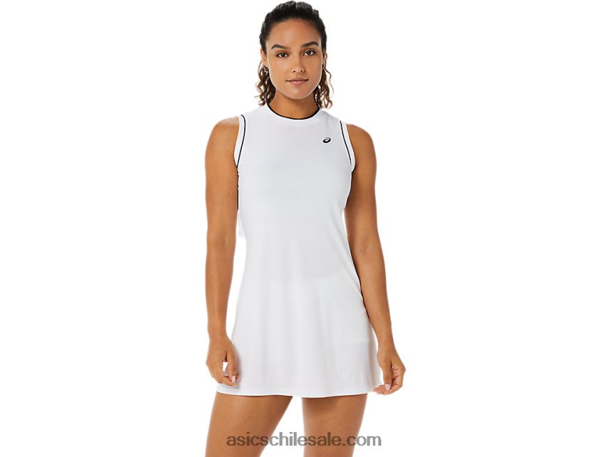 mujer Asics vestido R8N4463481 blanco brillante