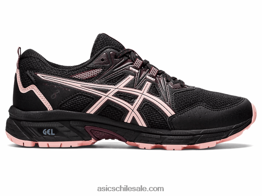 mujer Asics empresa de gel 8 R8N4462873 negro/rosa escarchado
