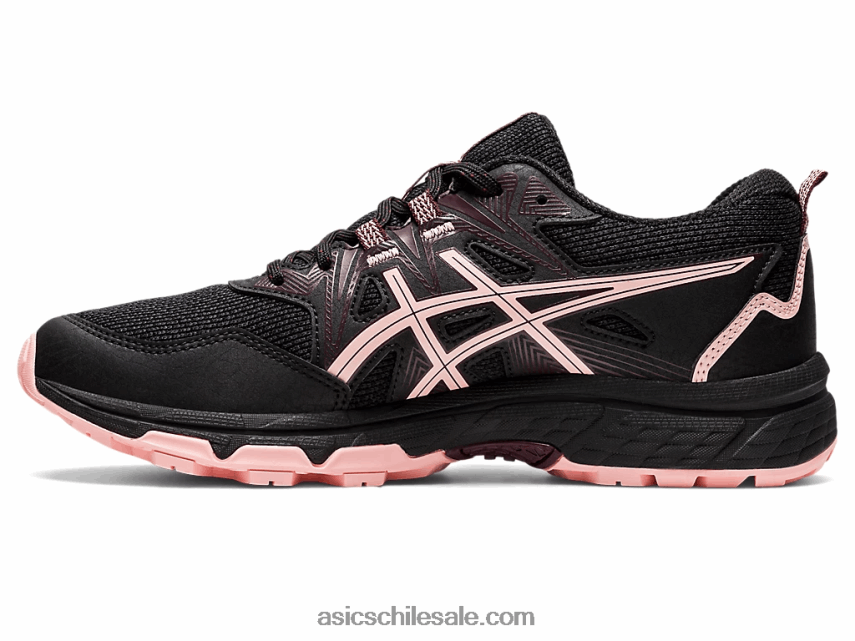 mujer Asics empresa de gel 8 R8N4462873 negro/rosa escarchado
