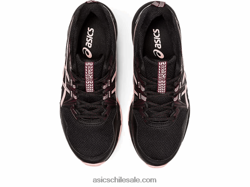 mujer Asics empresa de gel 8 R8N4462873 negro/rosa escarchado