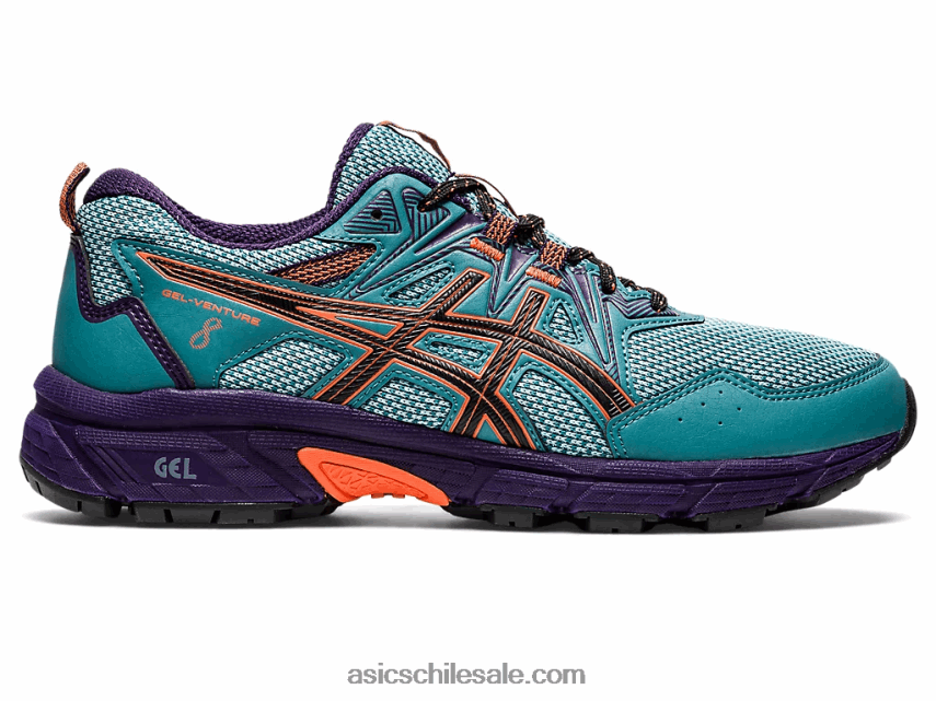 mujer Asics empresa de gel 8 R8N4462879 pino brumoso/naranja nova
