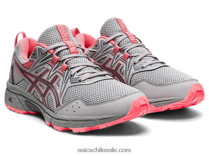 mujer Asics empresa de gel 8 R8N4463611 gris piedmont/coral ardiente