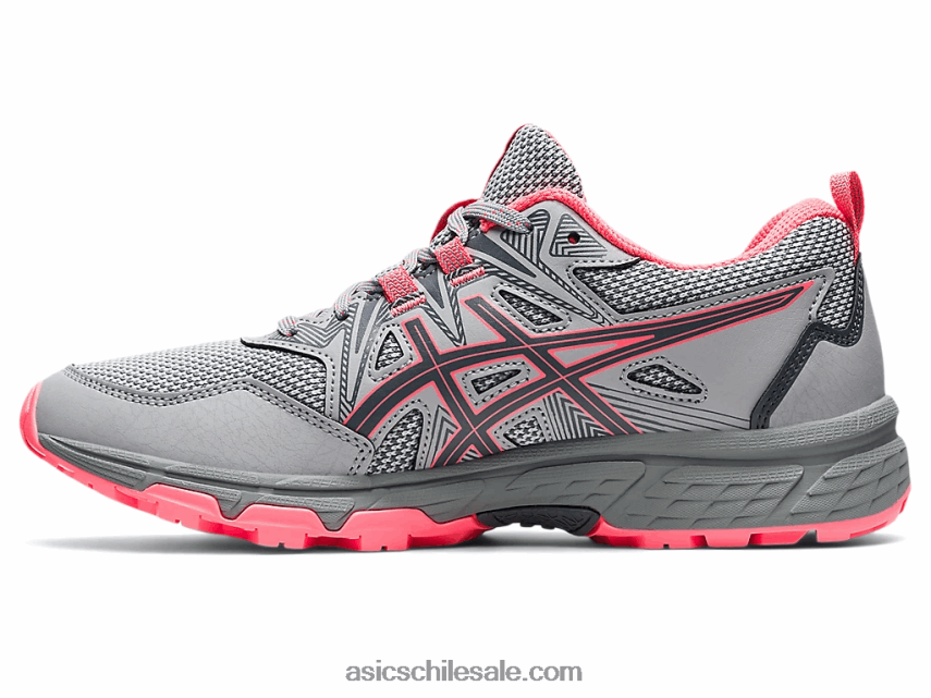 mujer Asics empresa de gel 8 R8N4463611 gris piedmont/coral ardiente