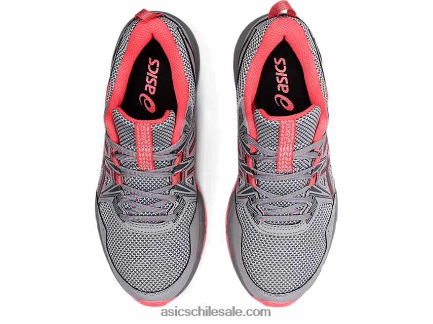 mujer Asics empresa de gel 8 R8N4463611 gris piedmont/coral ardiente