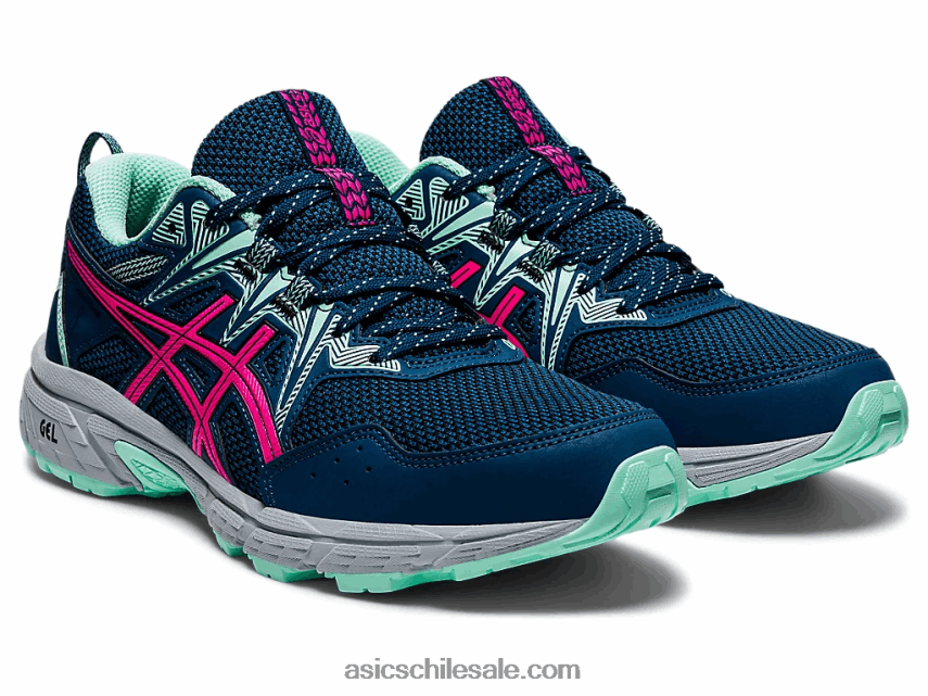 mujer Asics empresa de gel 8 R8N4463873 mako azul/rosa glo