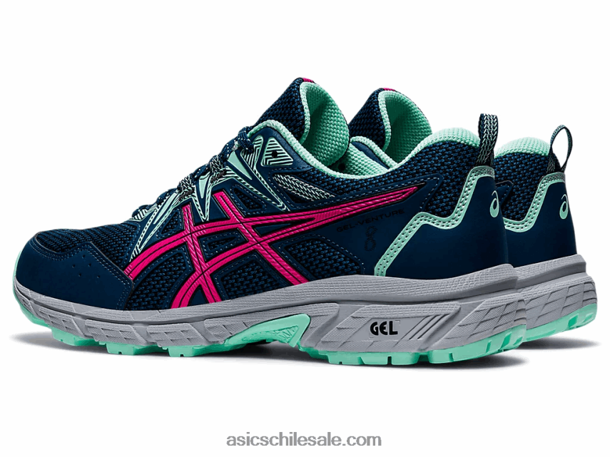 mujer Asics empresa de gel 8 R8N4463873 mako azul/rosa glo