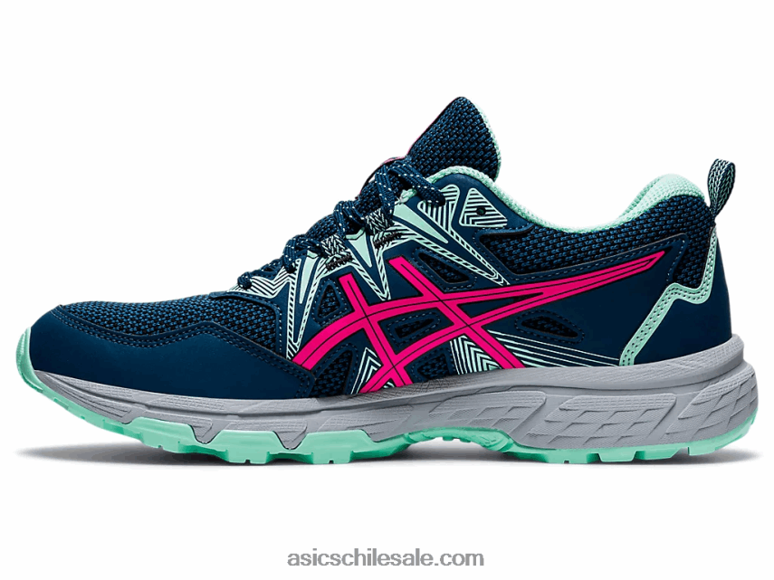 mujer Asics empresa de gel 8 R8N4463873 mako azul/rosa glo