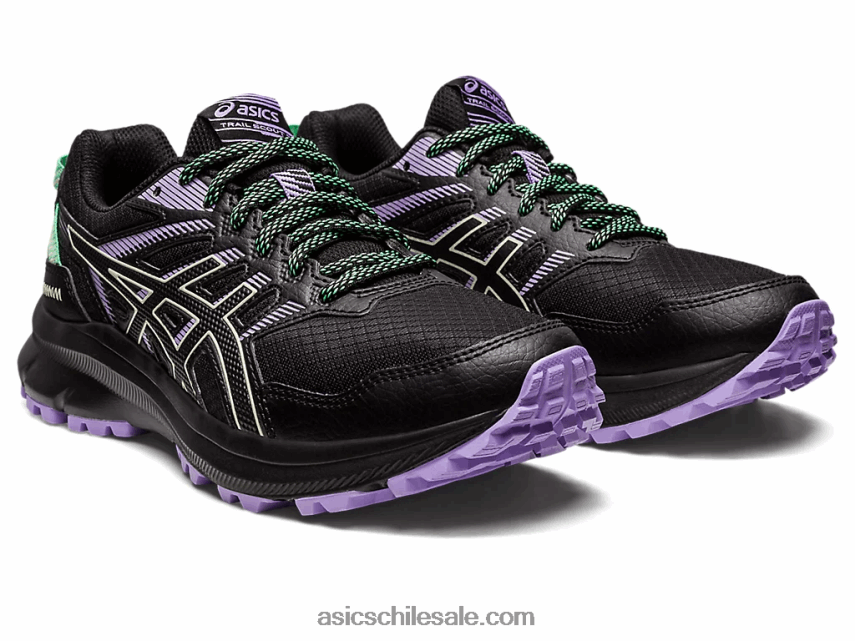 mujer Asics explorador de senderos 2 R8N4462421 negro/verde susurro