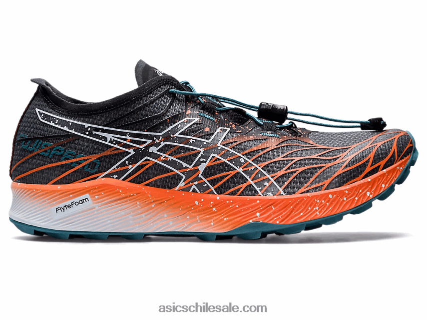 mujer Asics fujivelocidad R8N4462906 negro/naranja nova