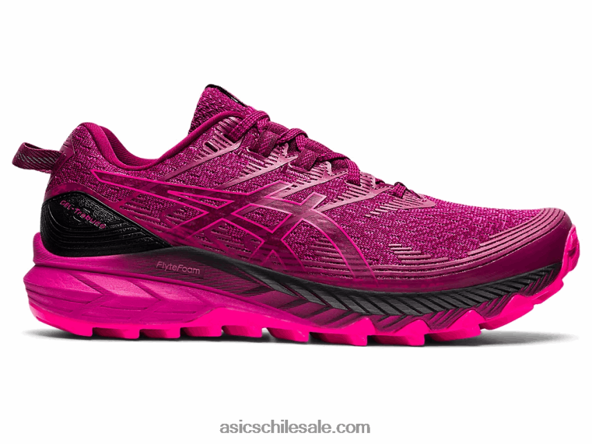 mujer Asics gel-trabuco 10 R8N4463414 frutos secos/rojo fucsia