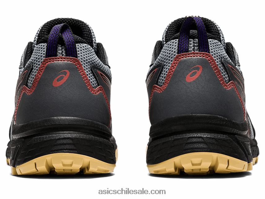 mujer Asics gel-venture 8 de ancho R8N4463938 gris portador/ladrillo rojo