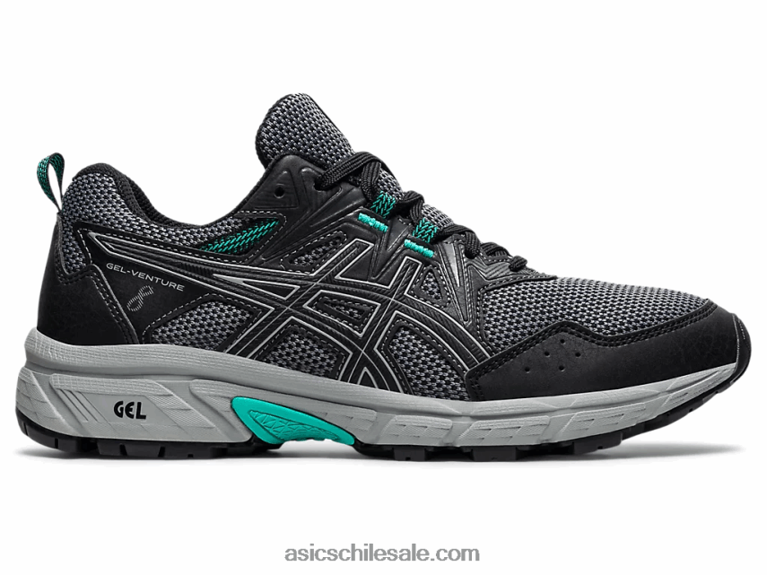 mujer Asics gel-venture 8 de ancho R8N4463946 negro/hoja de roca