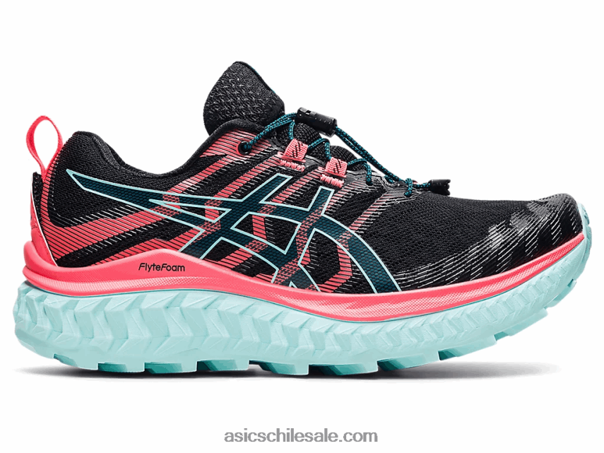 mujer Asics trabuco max R8N4463877 negro/coral ardiente