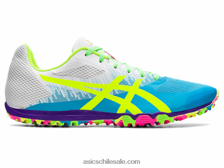 mujer Asics hiper xc 2 R8N4461665 aguamarina digital/amarillo de seguridad