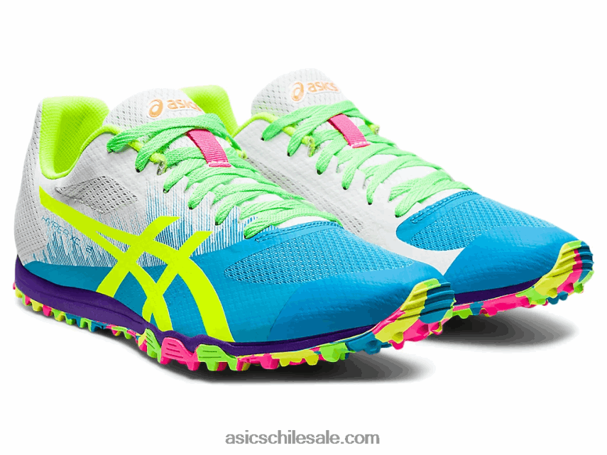 mujer Asics hiper xc 2 R8N4461665 aguamarina digital/amarillo de seguridad