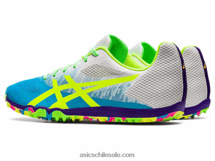 mujer Asics hiper xc 2 R8N4461665 aguamarina digital/amarillo de seguridad