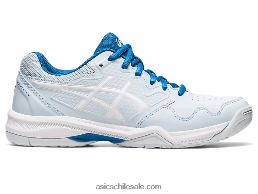 mujer Asics gel dedicado 7 R8N4462491 cielo/blanco