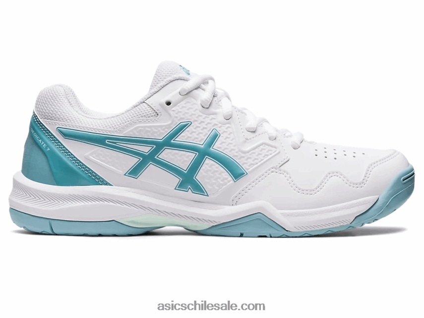 mujer Asics gel dedicado 7 R8N4463181 blanco/azul humo