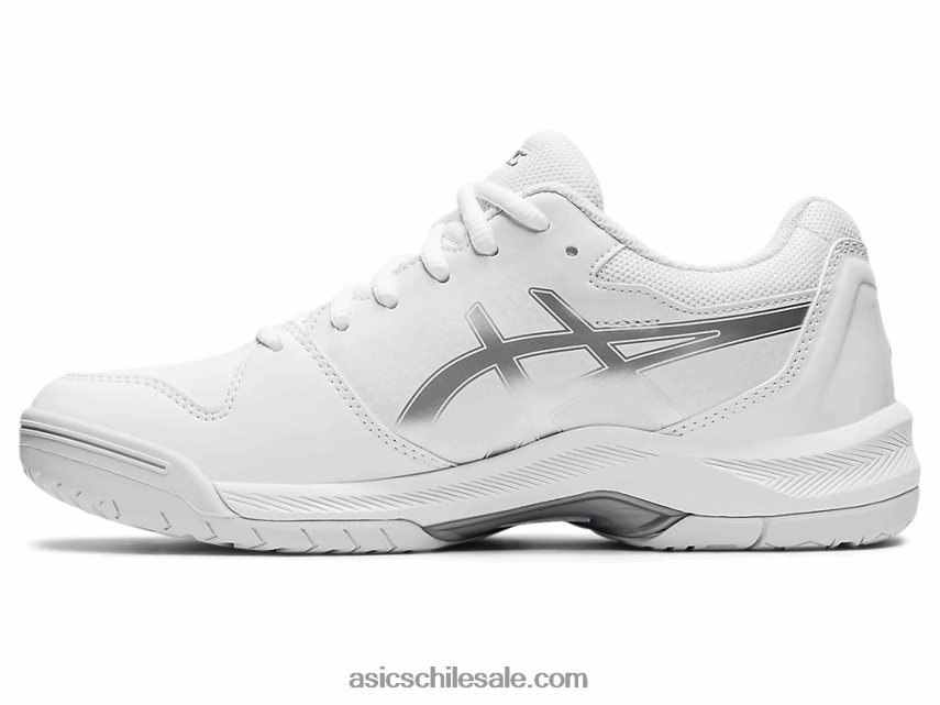 mujer Asics gel dedicado 7 R8N4463768 blanco/plata pura