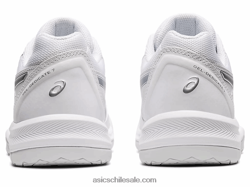 mujer Asics gel dedicado 7 R8N4463768 blanco/plata pura