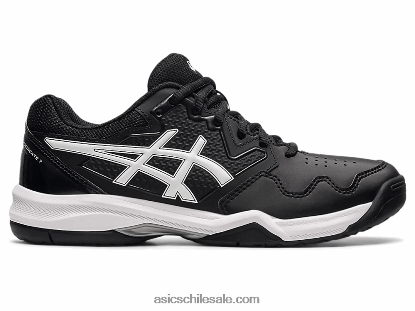 mujer Asics gel dedicado 7 R8N4463856 blanco negro