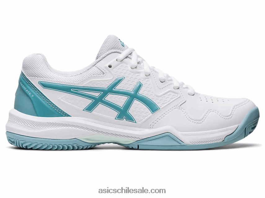 mujer Asics gel-dedicate 7 arcilla R8N4463184 blanco/azul humo