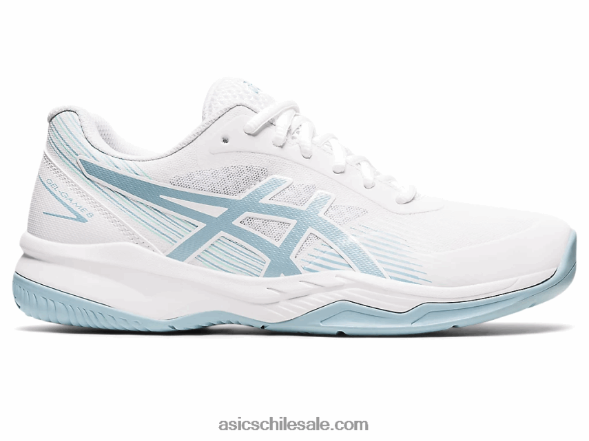 mujer Asics juego de gel 8 R8N4463192 blanco/azul humo