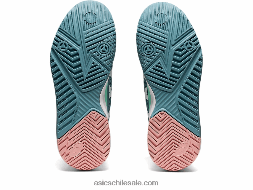 mujer Asics resolución de gel 8 R8N4462957 humo azul/blanco