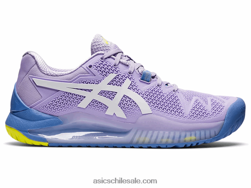 mujer Asics resolución de gel 8 R8N4463260 murasaki/blanco