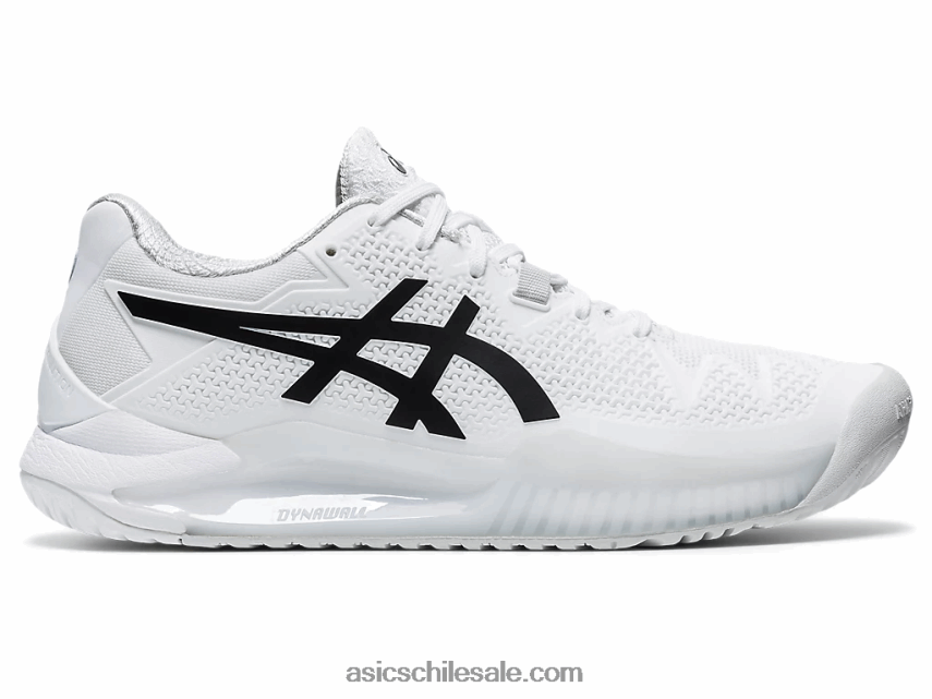 mujer Asics resolución de gel 8 R8N4464152 blanco negro
