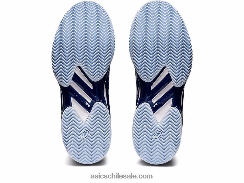 mujer Asics solución velocidad ff 2 arcilla R8N4463018 buceo azul/cielo suave