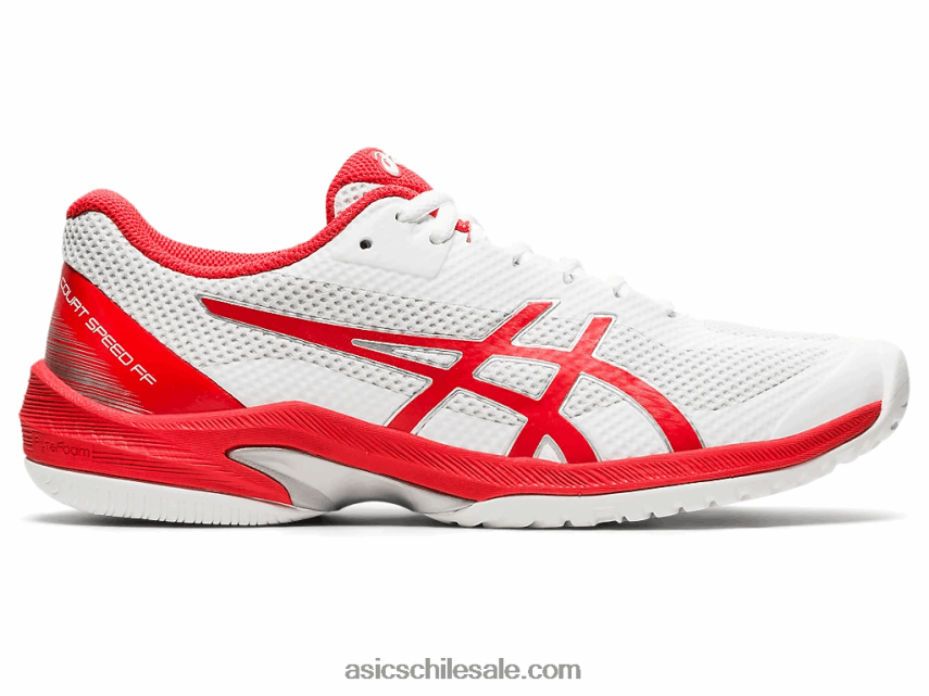 mujer Asics velocidad de corte ff R8N4464102 blanco/rojo fuego
