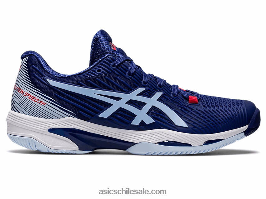 mujer Asics velocidad de solución ff 2 R8N4462999 buceo azul/cielo suave