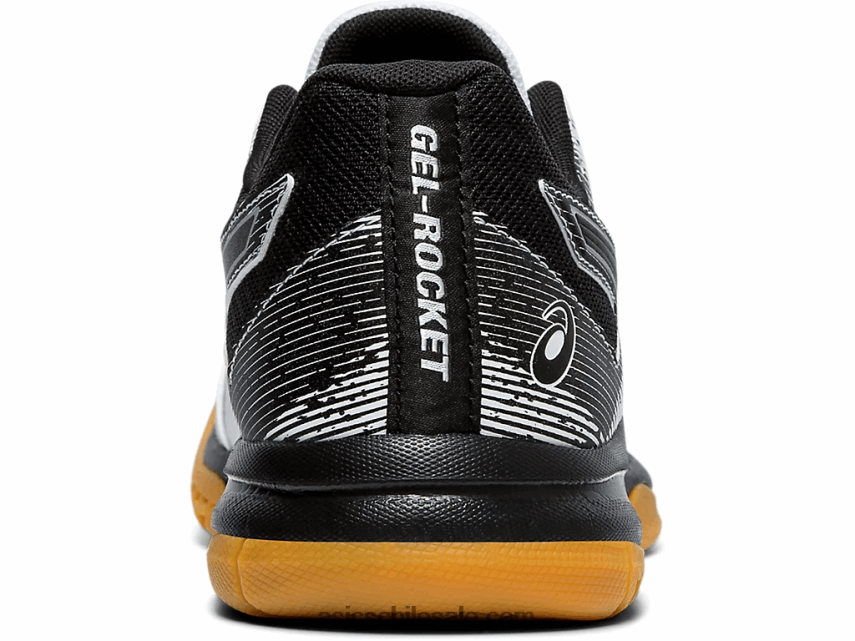 mujer Asics cohete de gel 9 R8N4464208 blanco negro