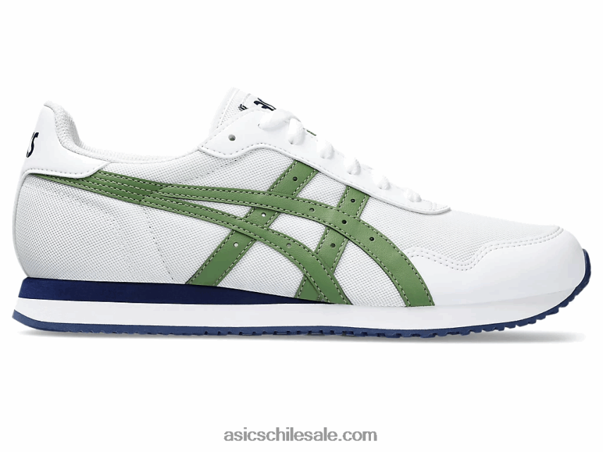 mujer Asics corredor de tigre R8N446208 blanco/verde cedro