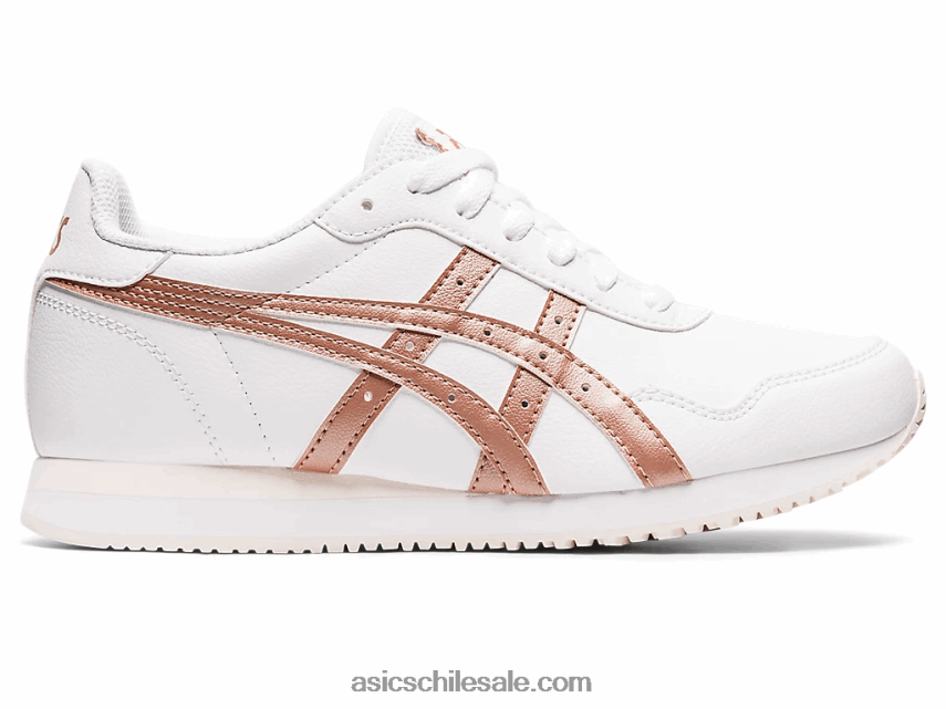 mujer Asics corredor de tigre R8N4463140 oro blanco/rosa