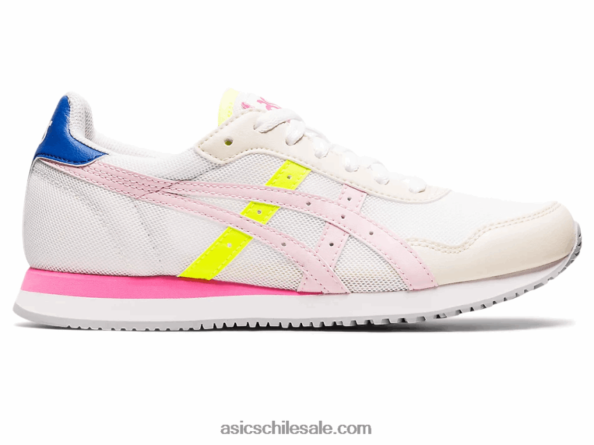 mujer Asics corredor de tigre R8N4463141 blanco/algodón de azúcar