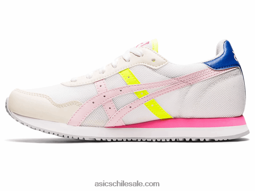 mujer Asics corredor de tigre R8N4463141 blanco/algodón de azúcar