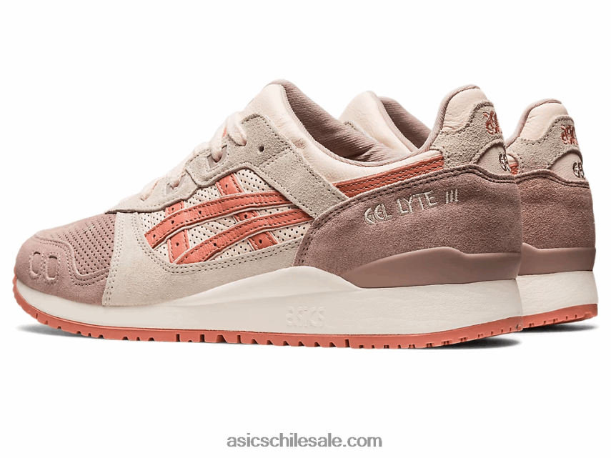 mujer Asics gel-lyte iii og R8N446178 leonado/salmón