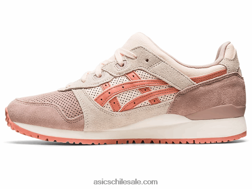 mujer Asics gel-lyte iii og R8N446178 leonado/salmón