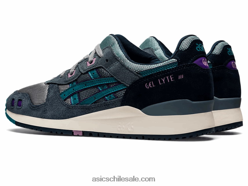 mujer Asics gel-lyte iii og R8N446745 asfalto/verde berilo