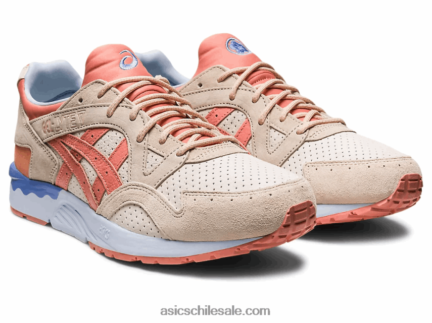 mujer Asics gel-lyte v primavera en japón R8N44661 crema/salmón